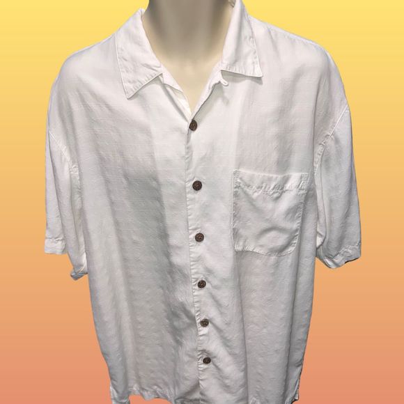 Tommy Bahama Embroidered ￼Swing Doctor Camp Shirt Medium - Picture 2 of 5